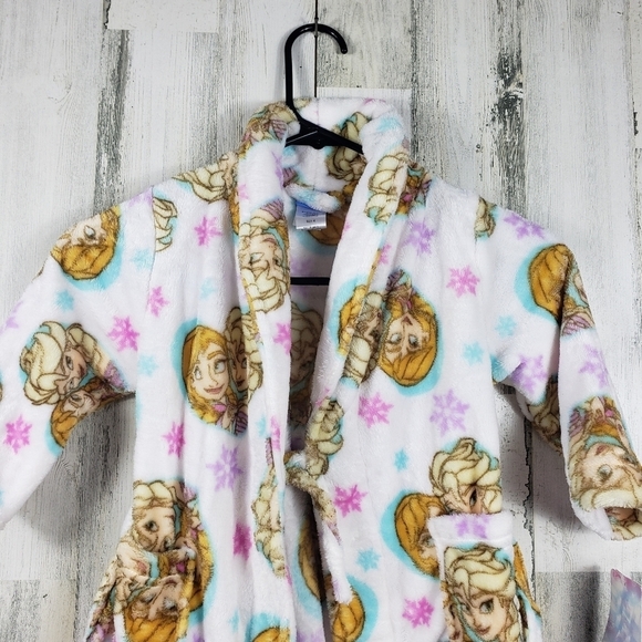 New Disney frozen girls bath robe size 4 - Picture 2 of 10